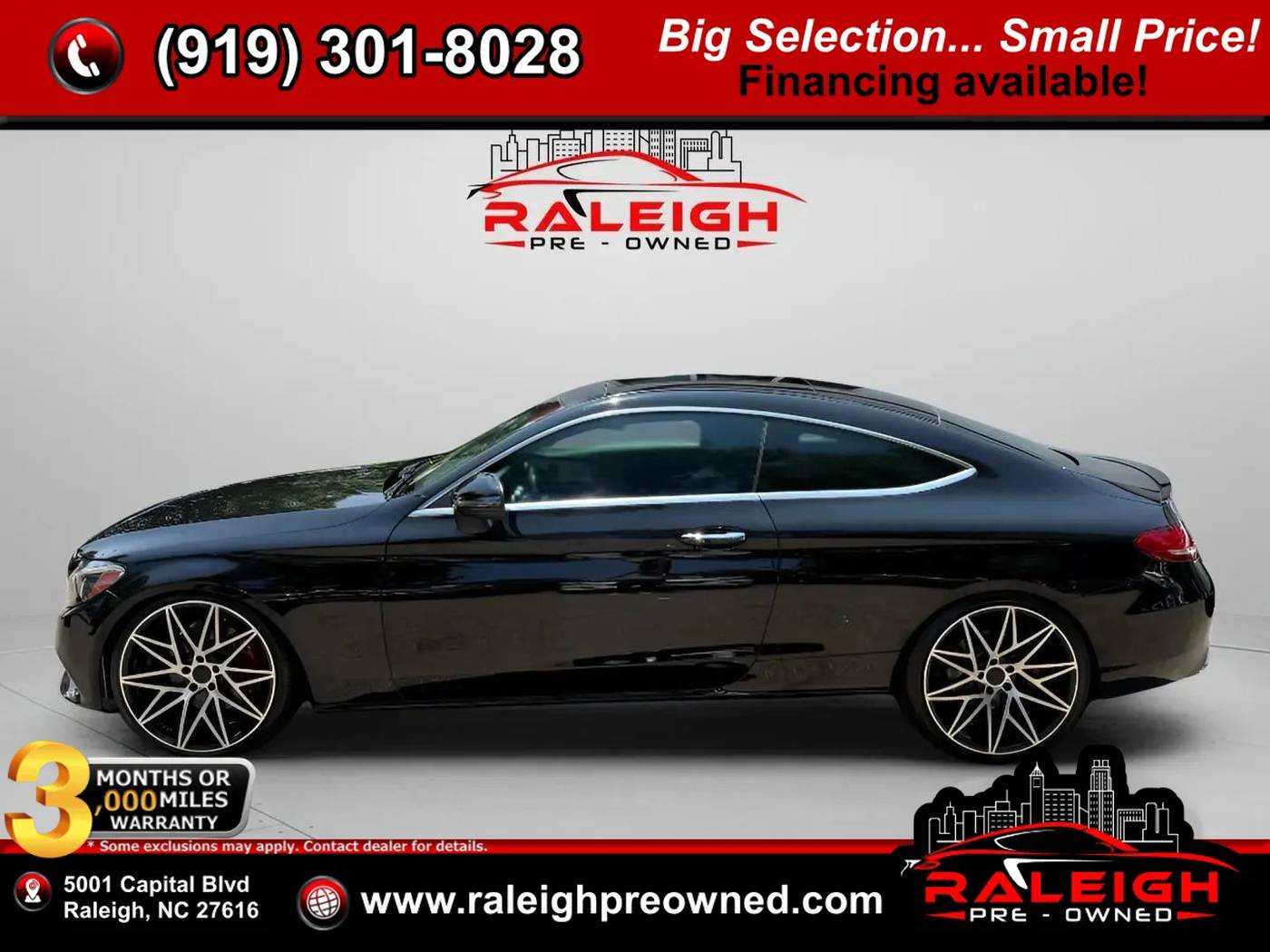 2017 Mercedes-Benz C-Class C 300 — Coupe — 96,816 mi — Raleigh, NC