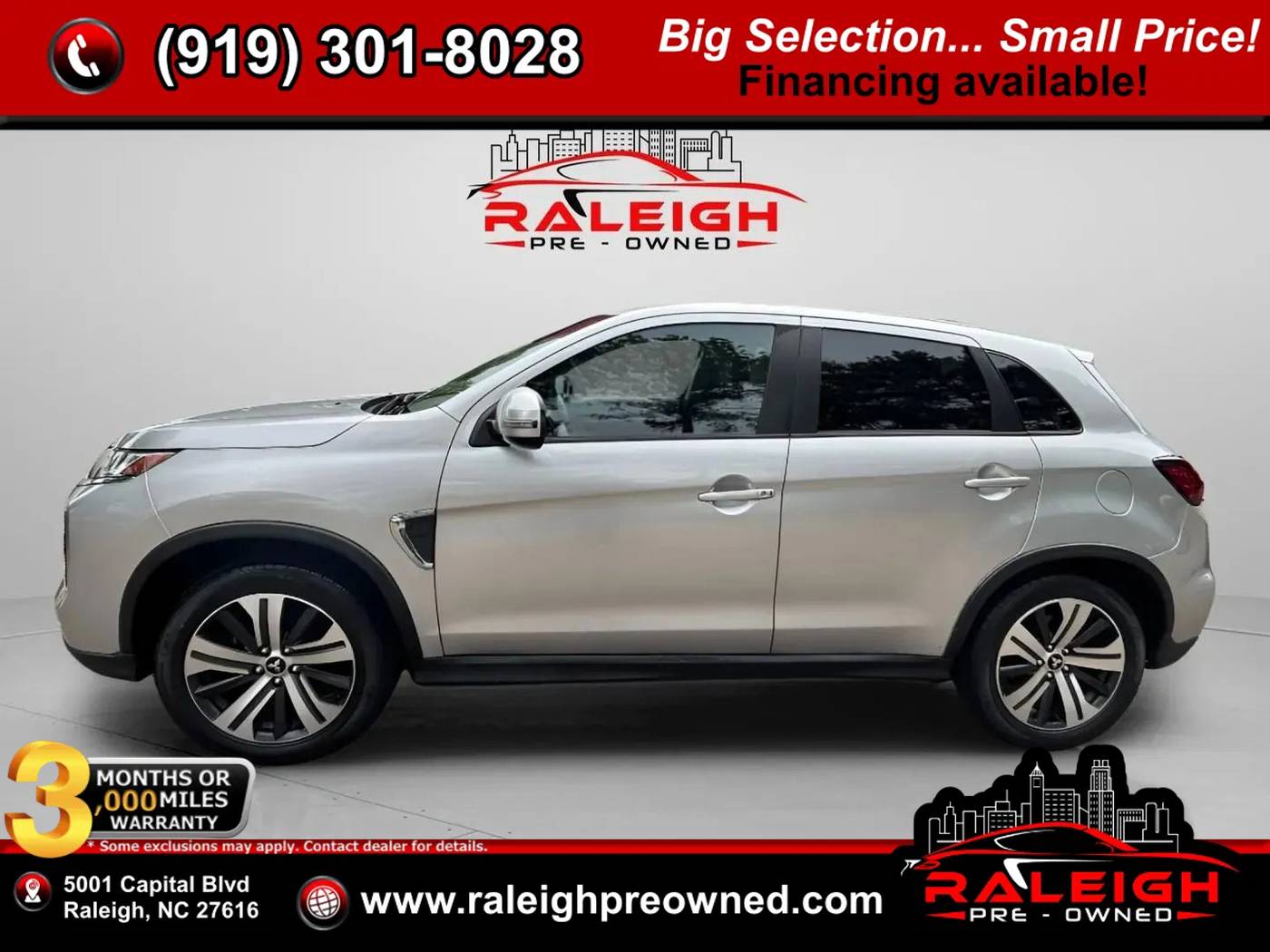 2022 Mitsubishi Outlander Sport SE — SUV — 83,069 mi — Raleigh, NC