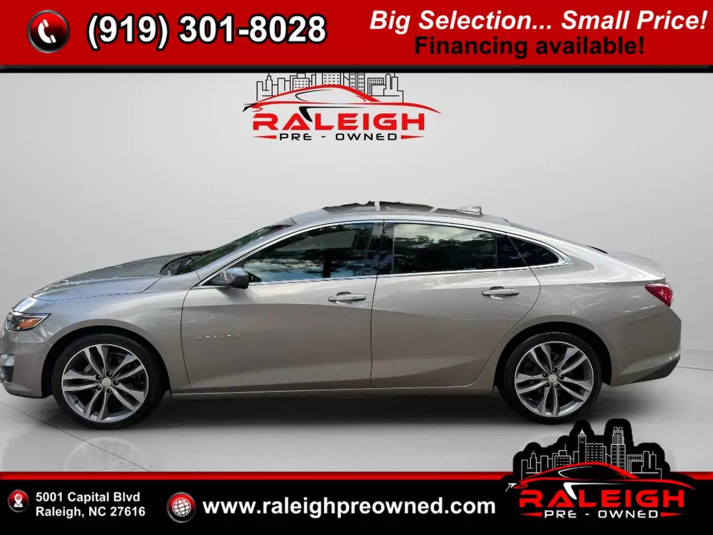 2022 Chevrolet Malibu LT — Sedan — 42,478 mi — Raleigh, NC