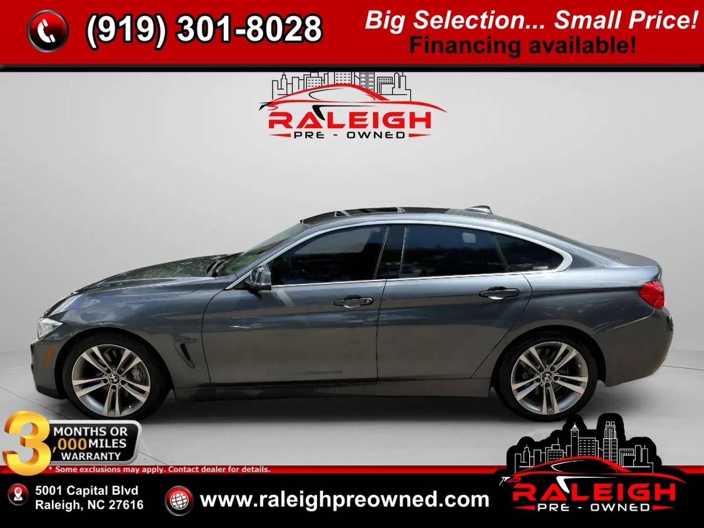2016 BMW 4 Series 435i — Hatchback — 93,994 mi — Raleigh, NC