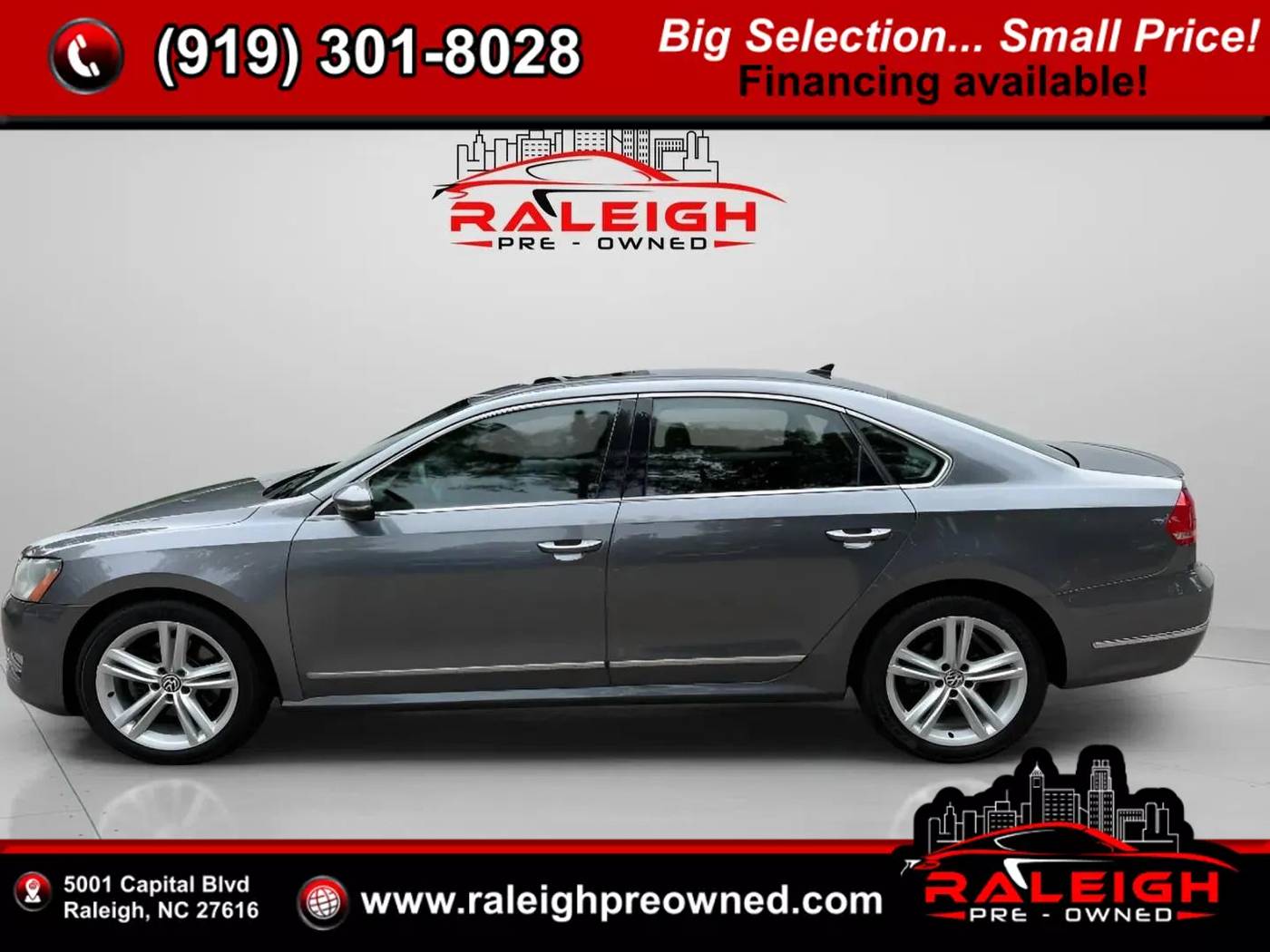 2012 Volkswagen Passat TDI SE — Sedan — 162,327 mi — Raleigh, NC