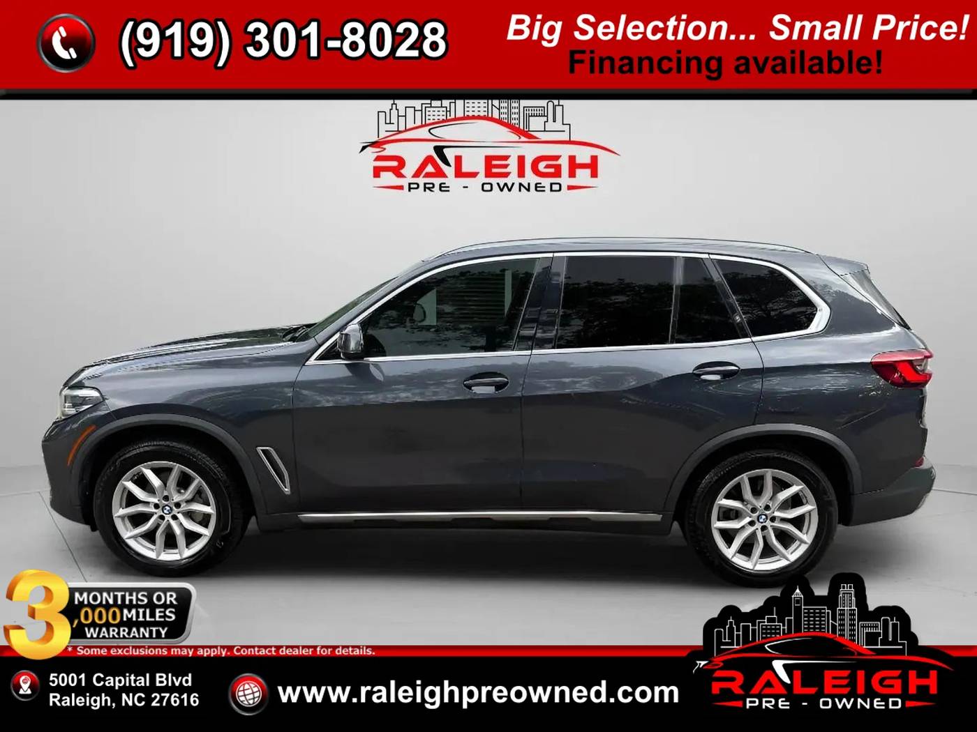 2019 BMW X5 40i — SUV — 71,185 mi — Raleigh, NC