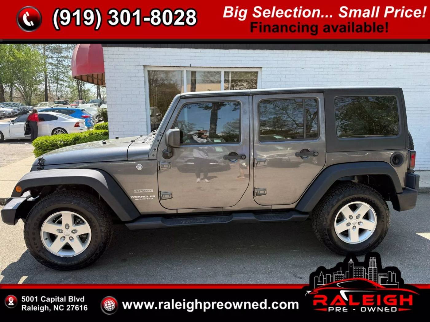 2016 Jeep Wrangler Sport — SUV — 127,525 mi — Raleigh, NC