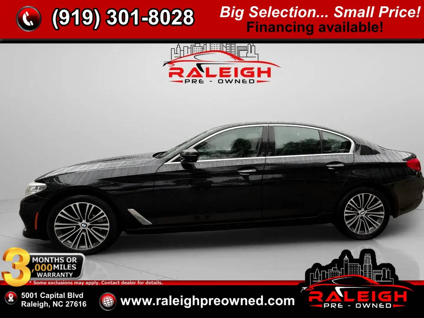 2018 BMW 5 Series 540i — Sedan — 53,362 mi — Raleigh, NC