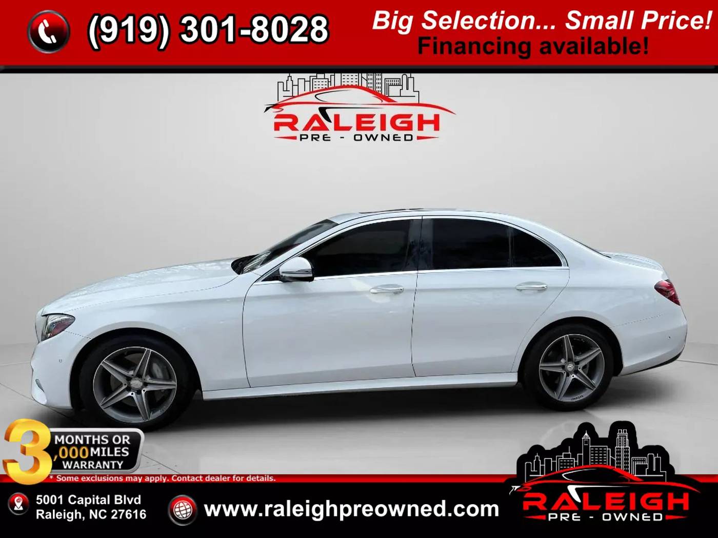 2017 Mercedes-Benz E-Class E 300 — Sedan — 72,015 mi — Raleigh, NC