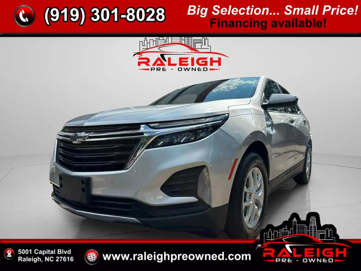 2022 Chevrolet Equinox LT — SUV — 48,813 mi — Raleigh, NC