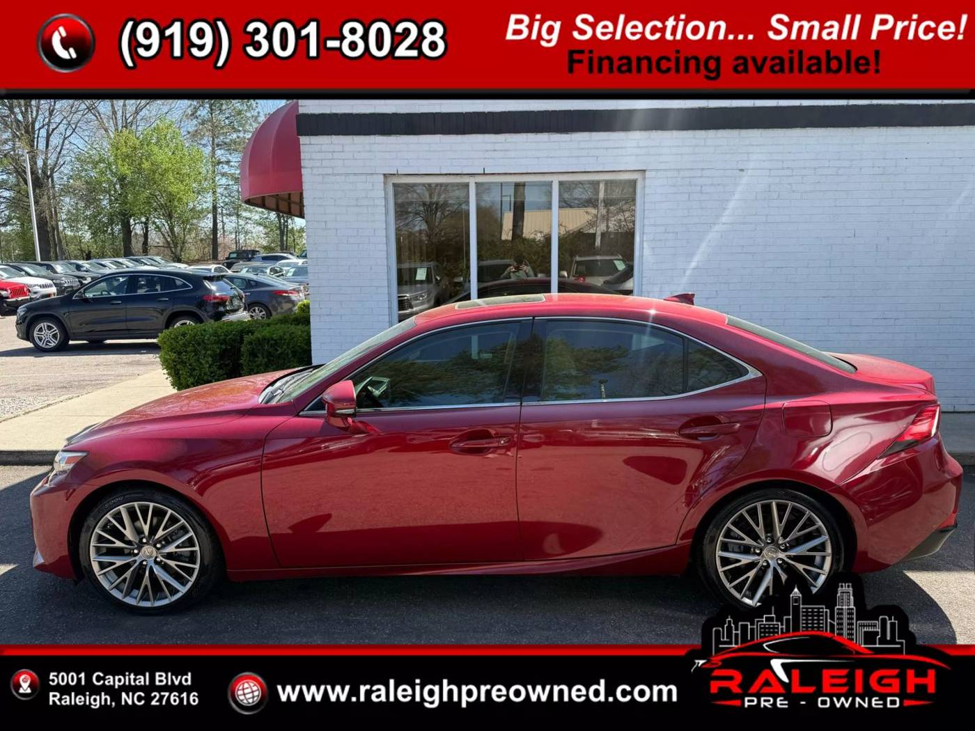 2015 Lexus IS IS 250 Crafted Line — Sedan — 73,189 mi — Raleigh, NC