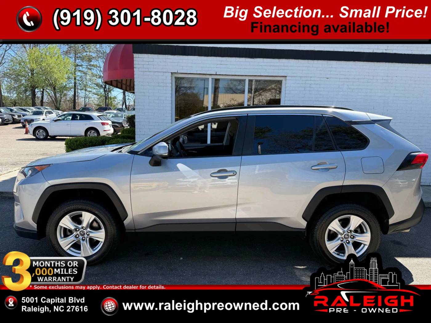 2020 Toyota RAV4 XLE — SUV — 71,954 mi — Raleigh, NC