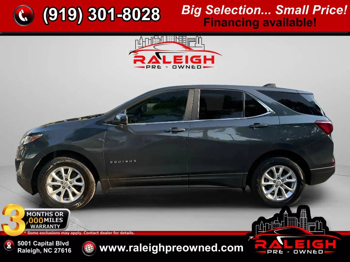 2021 Chevrolet Equinox LT — SUV — 89,796 mi — Raleigh, NC