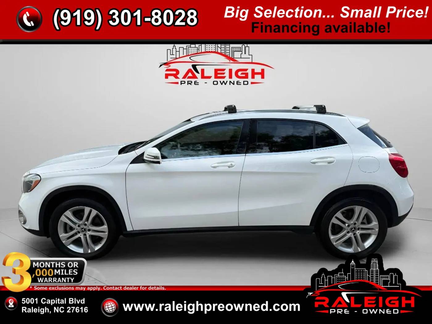 2019 Mercedes-Benz GLA GLA 250 — SUV — 97,571 mi — Raleigh, NC