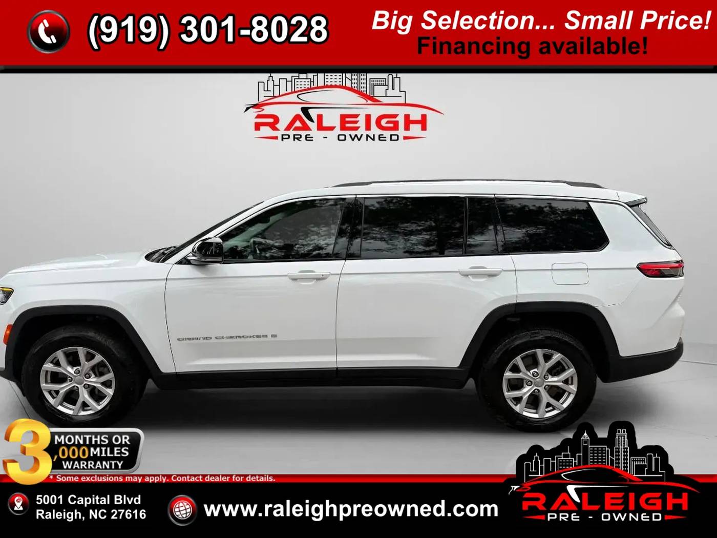 2021 Jeep Grand Cherokee Limited — SUV — 62,030 mi — Raleigh, NC