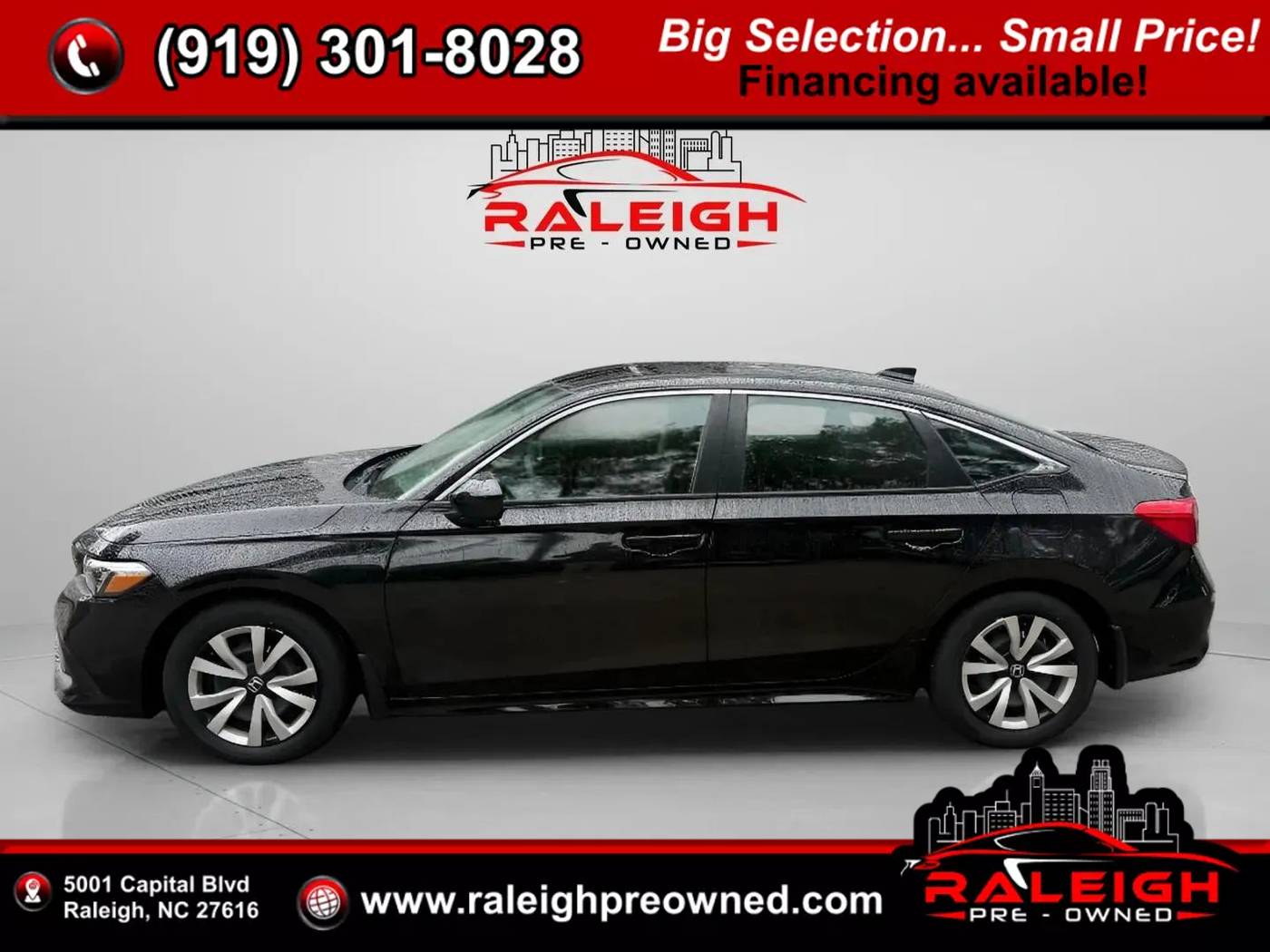 2022 Honda Civic LX — Sedan — 45,233 mi — Raleigh, NC