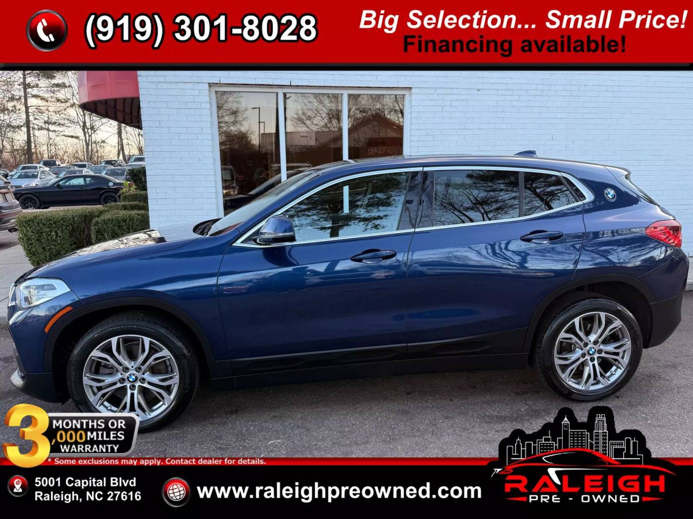 2019 BMW X2 28i — SUV — 69,907 mi — Raleigh, NC
