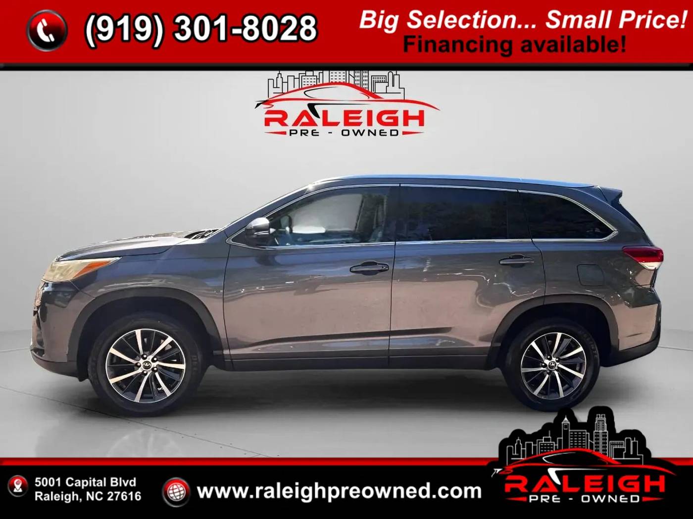 2017 Toyota Highlander XLE — SUV — 117,680 mi — Raleigh, NC