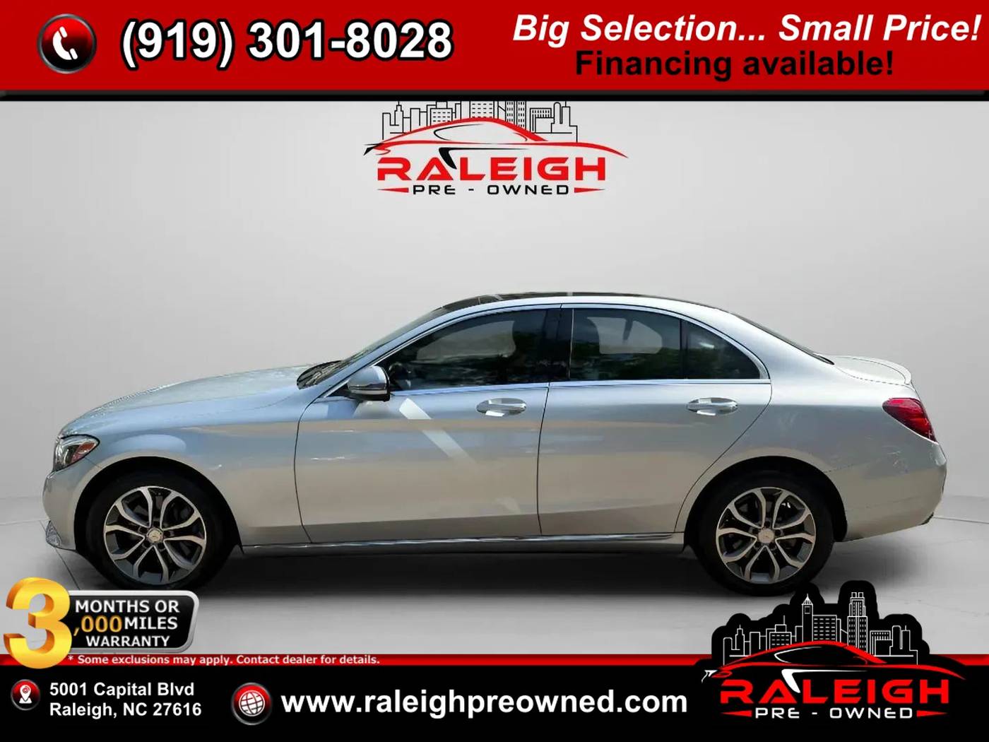 2016 Mercedes-Benz C-Class C 300 — Sedan — 90,395 mi — Raleigh, NC