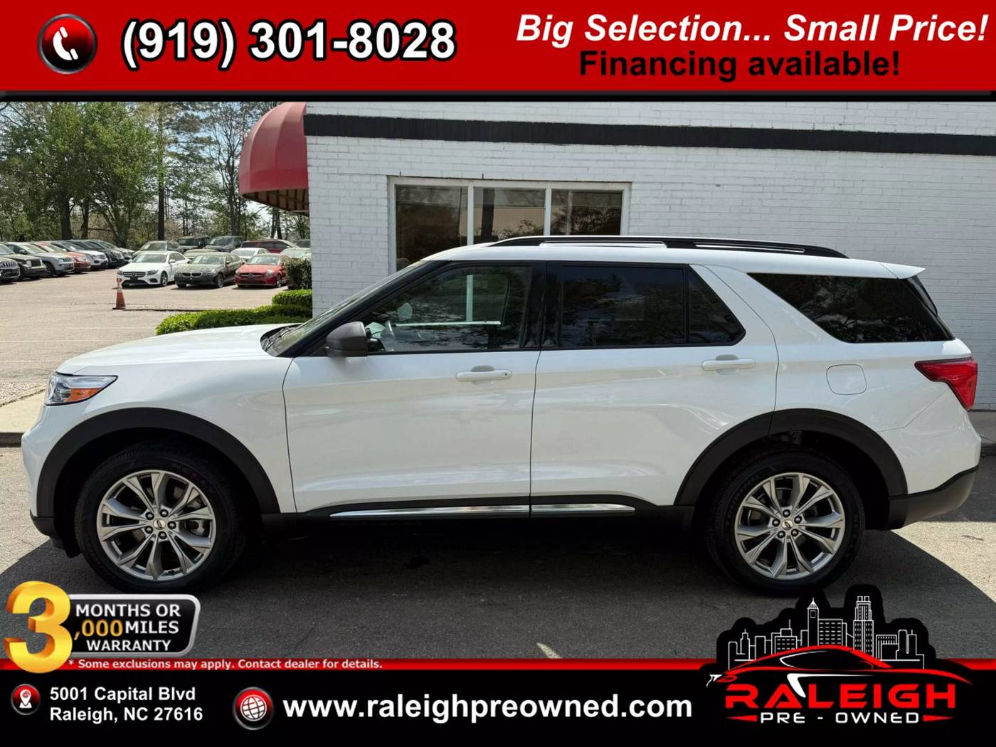 2020 Ford Explorer XLT — SUV — 54,198 mi — Raleigh, NC