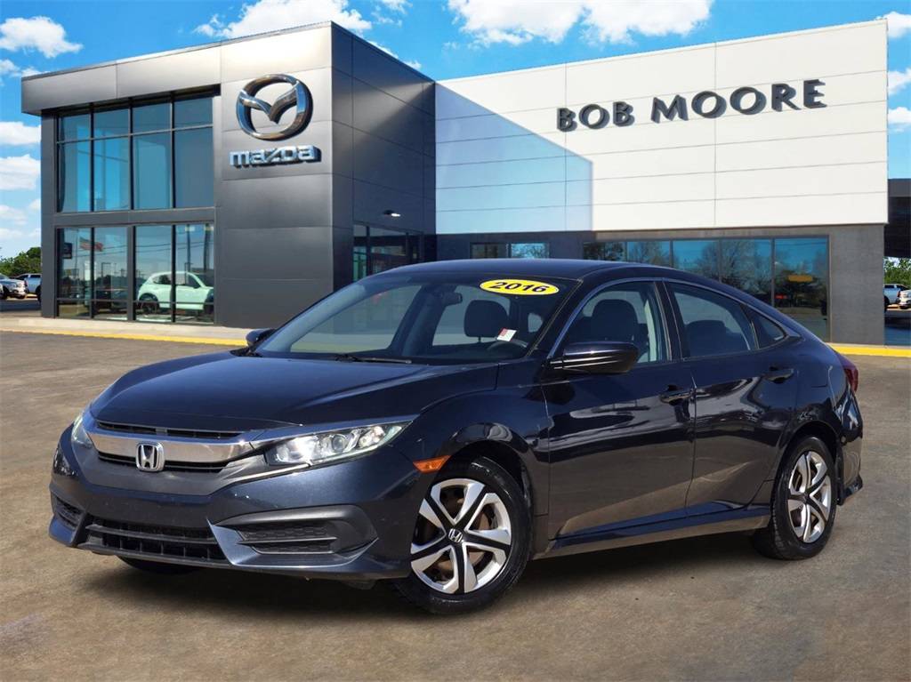 2016 Honda Civic LX — Sedan — 184,922 mi — OKLAHOMA CITY, OK