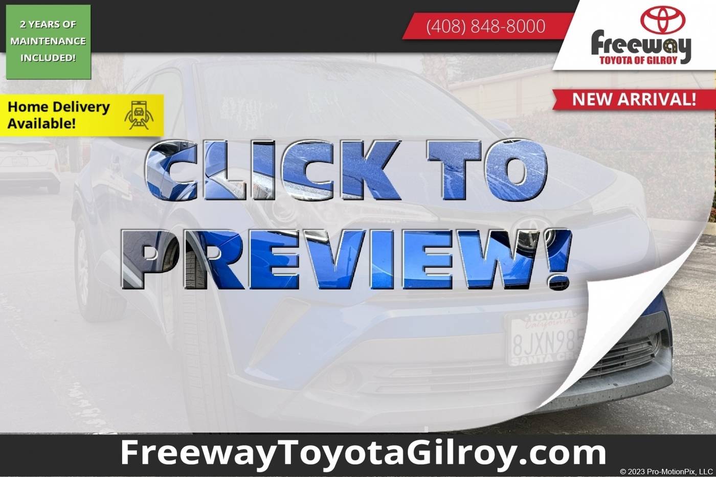 2019 Toyota C-HR XLE — SUV — 87,744 mi — Gilroy, CA