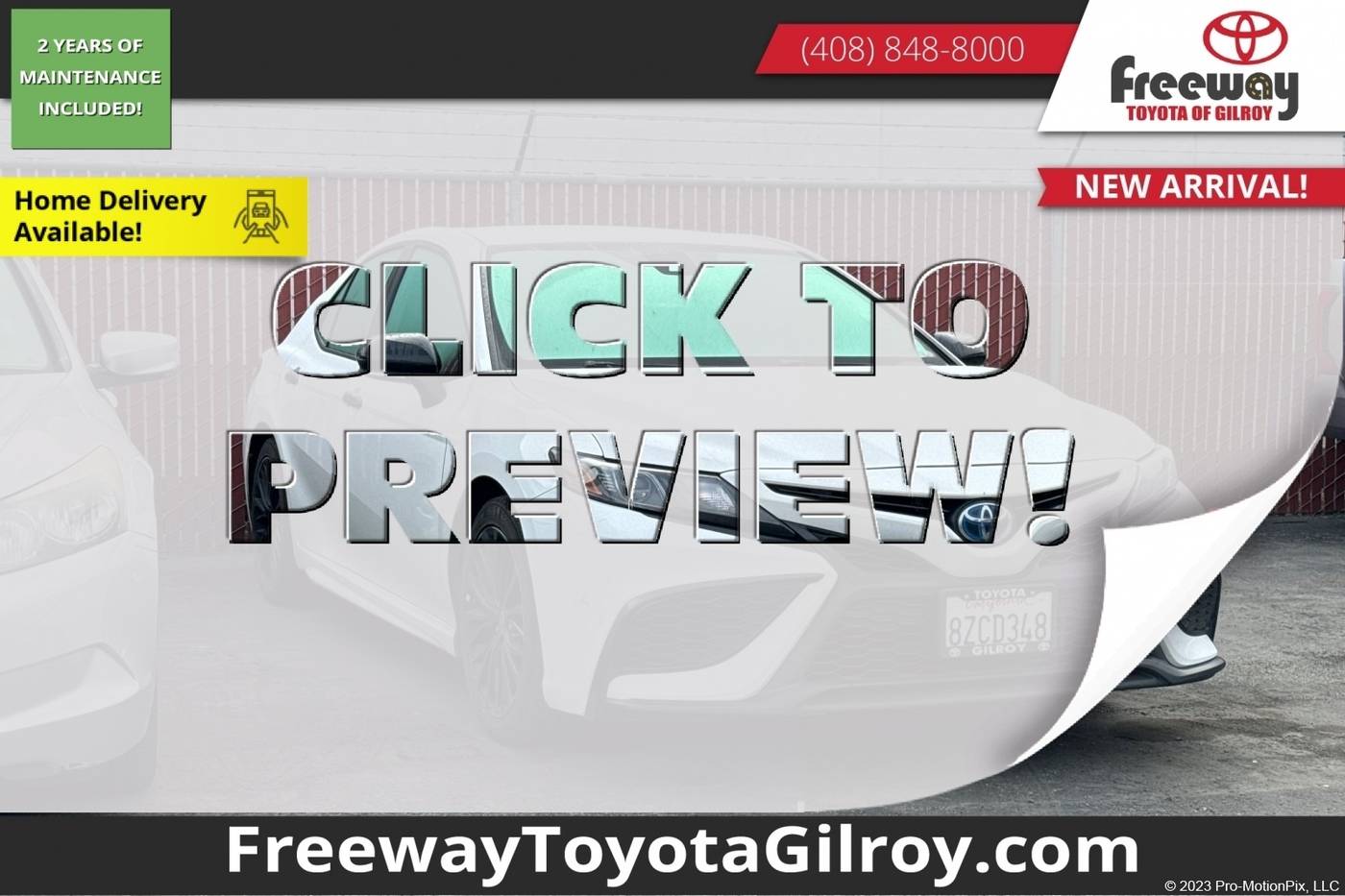 2022 Toyota Camry Hybrid SE Nightshade — Sedan — 80,248 mi — Gilroy, CA