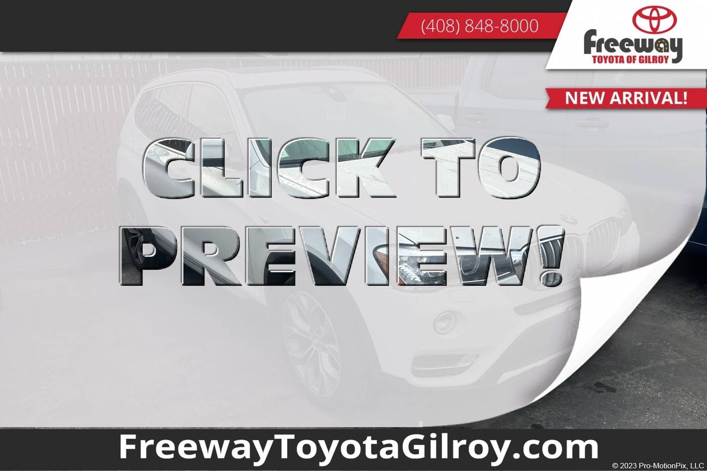 2017 BMW X3 35i — SUV — 96,645 mi — Gilroy, CA