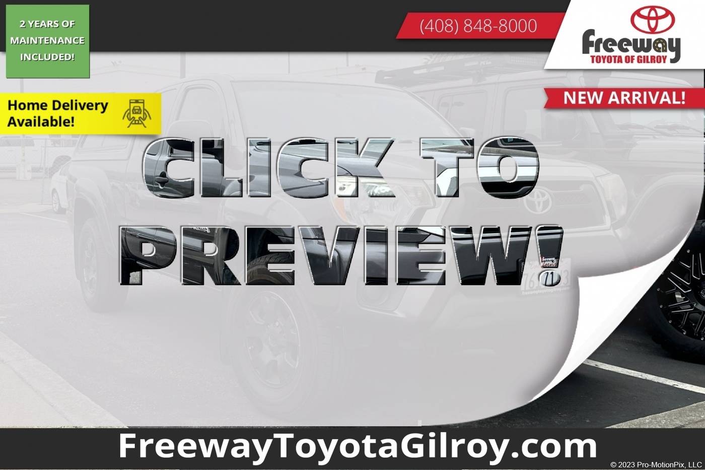 2012 Toyota Tacoma Base — Pickup Truck — 160,230 mi — Gilroy, CA
