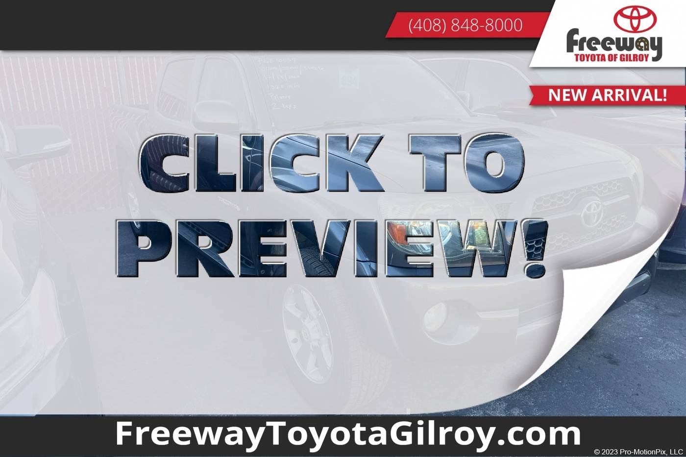 2011 Toyota Tacoma PreRunner — Pickup Truck — 132,641 mi — Gilroy, CA