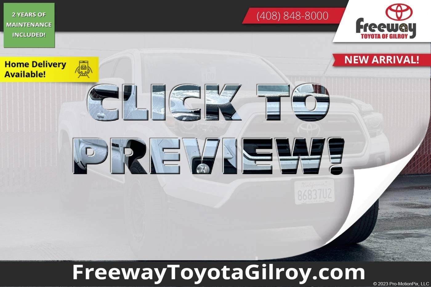 2019 Toyota Tacoma SR5 — Pickup Truck — 65,139 mi — Gilroy, CA