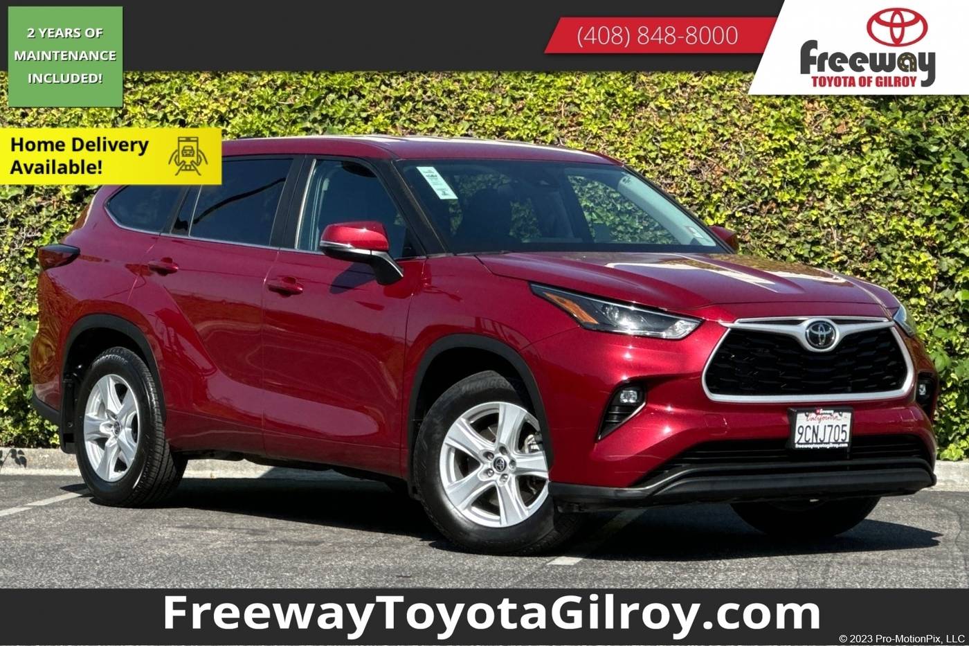 2023 Toyota Highlander LE — SUV — 48,569 mi — Gilroy, CA