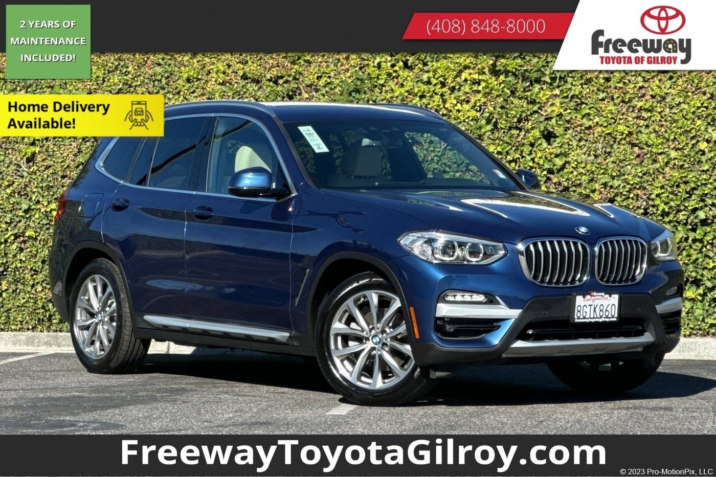 2019 BMW X3 30i — SUV — 73,598 mi — Gilroy, CA