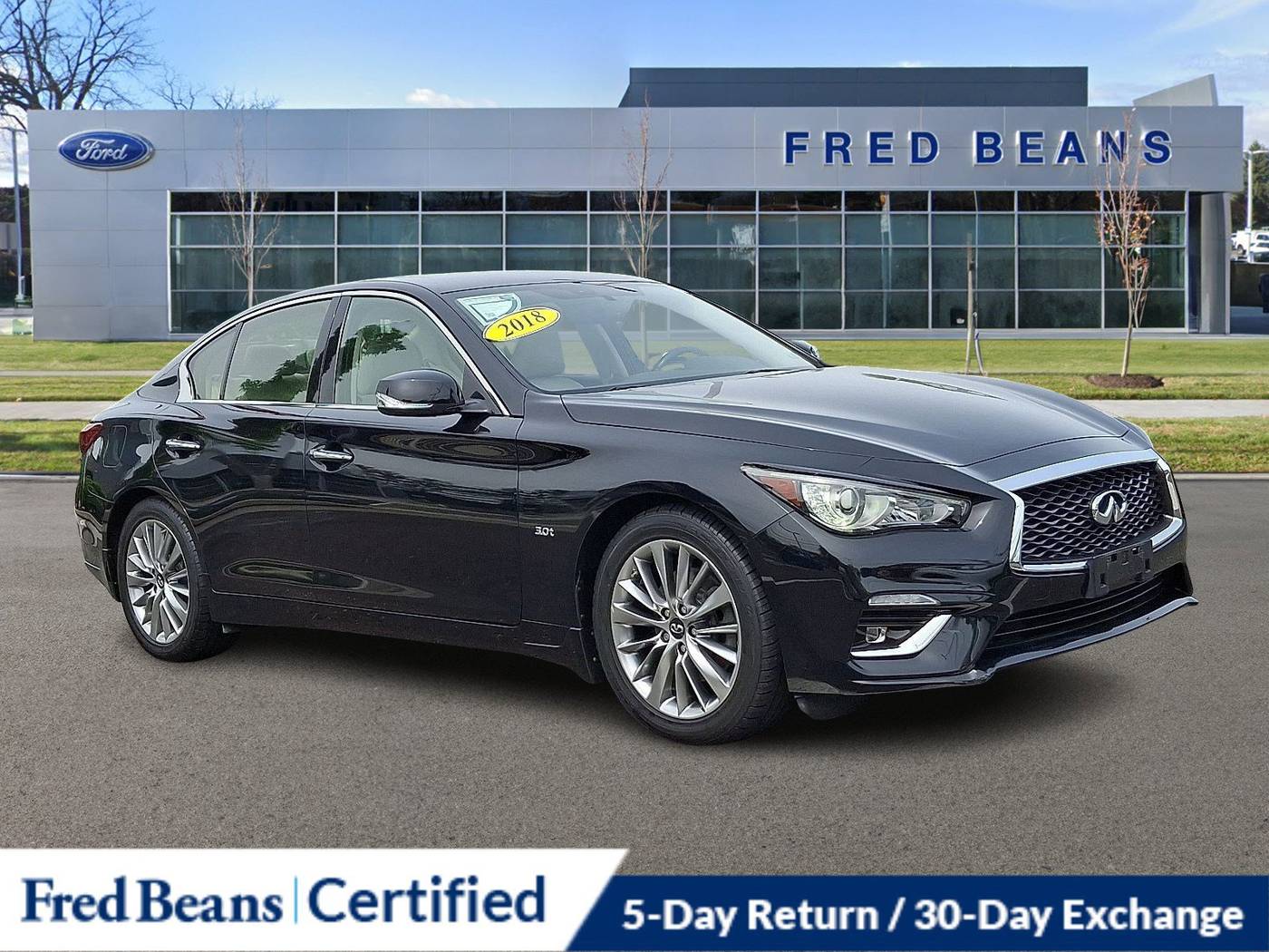 2018 INFINITI Q50 3.0t LUXE — Sedan — 40,100 mi — Newtown, PA