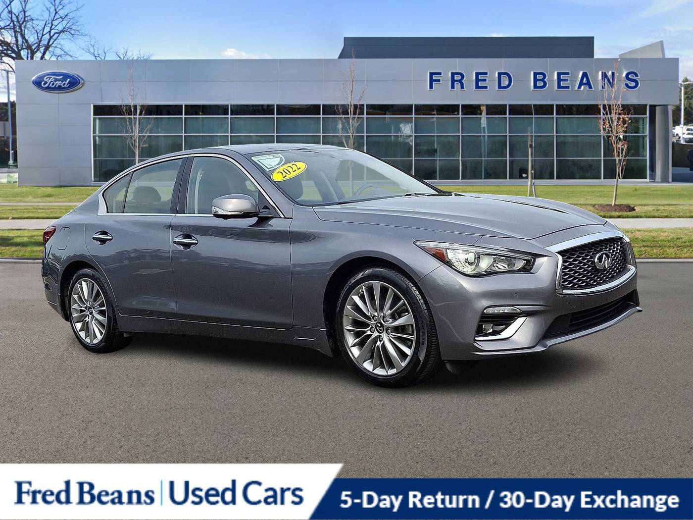 2022 INFINITI Q50 LUXE — Sedan — 34,596 mi — Newtown, PA