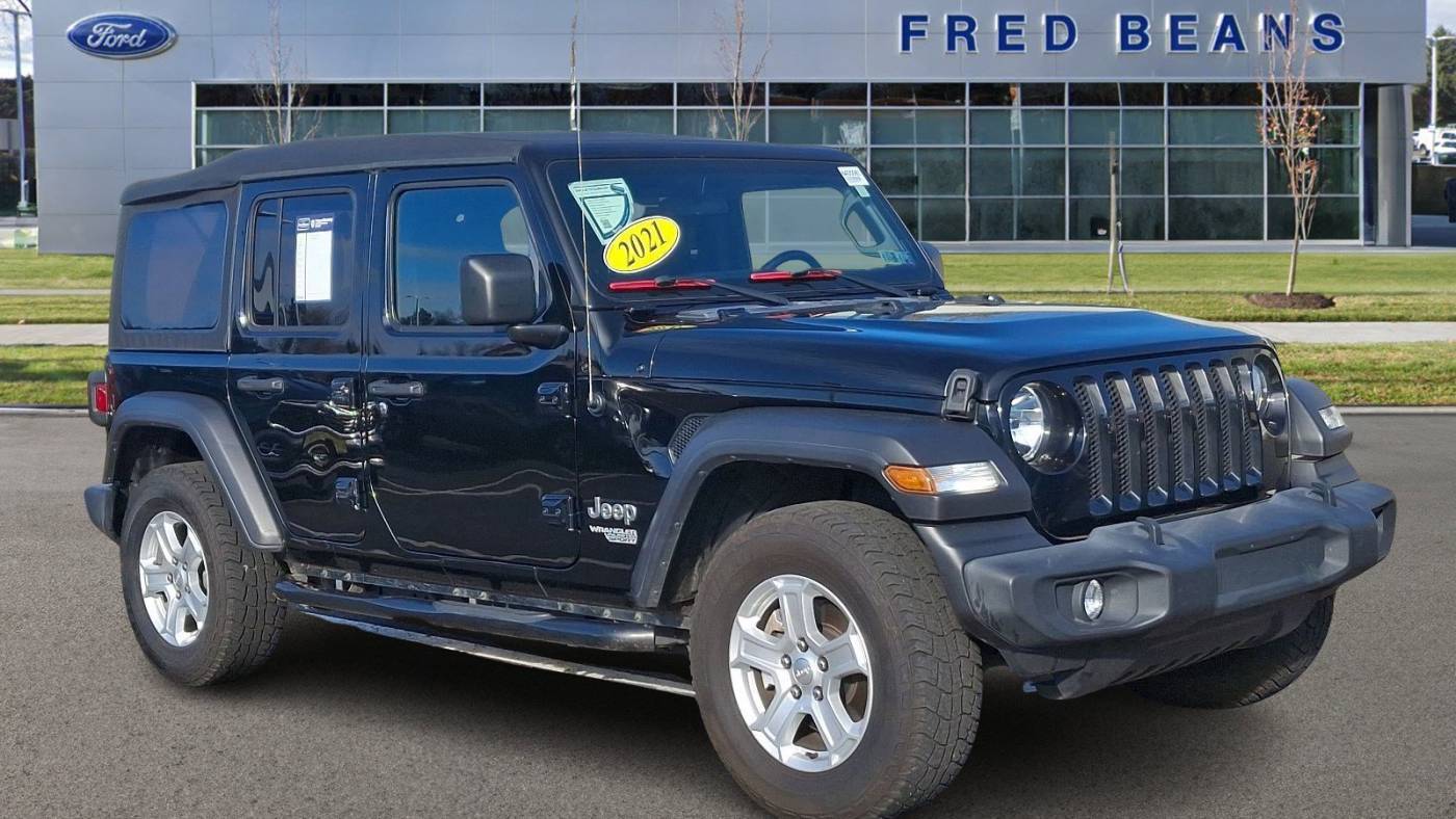 2021 Jeep Wrangler Sport S — SUV — 108,014 mi — Newtown, PA