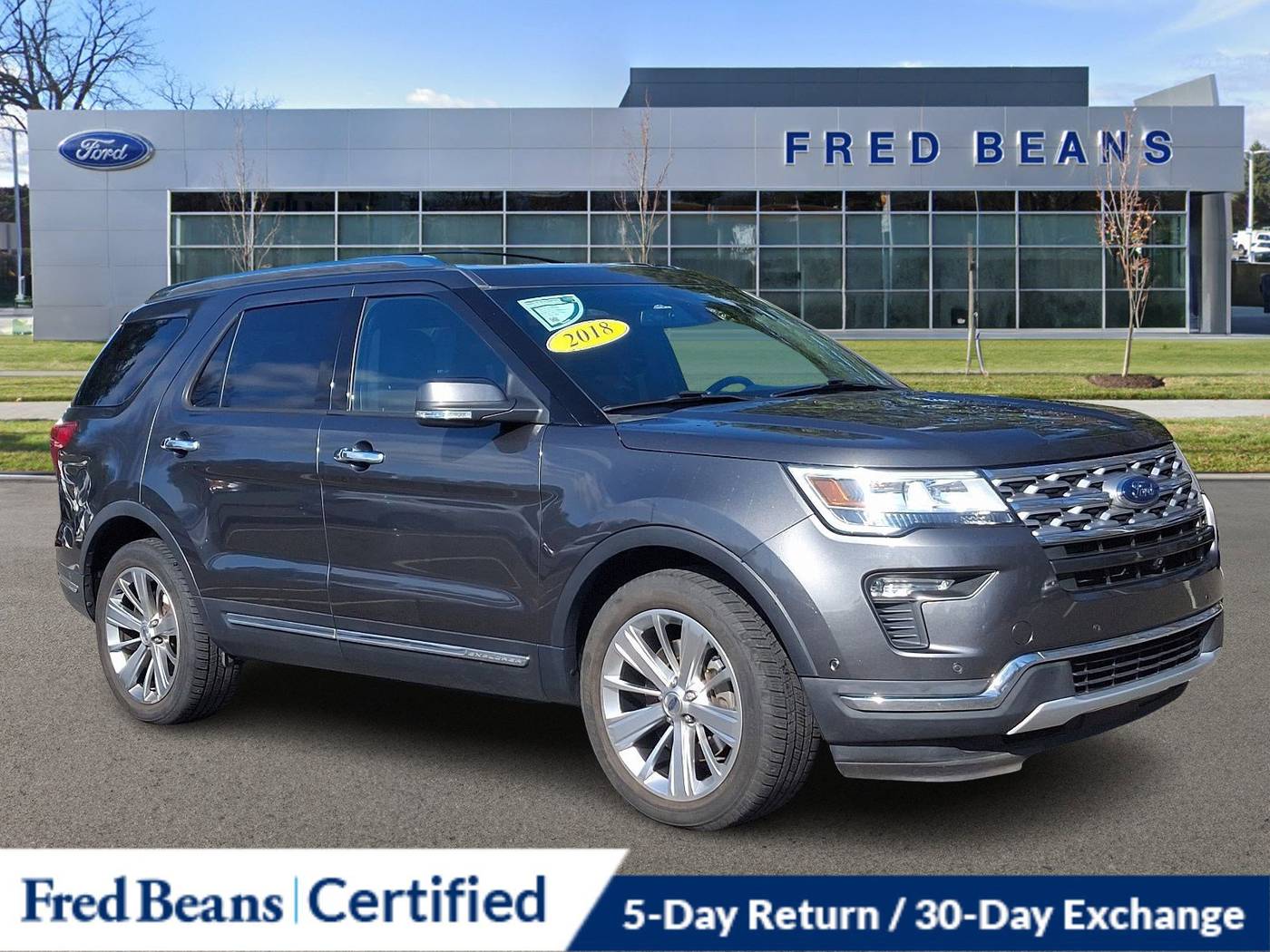 2018 Ford Explorer Limited — SUV — 76,680 mi — Newtown, PA