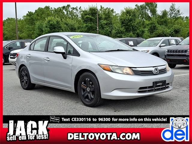 2012 Honda Civic LX — Sedan — 125,339 mi — Thorndale, PA