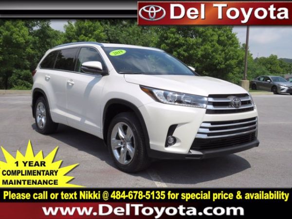 2019 Toyota Highlander Limited V6 Awd For Sale In Thorndale Pa