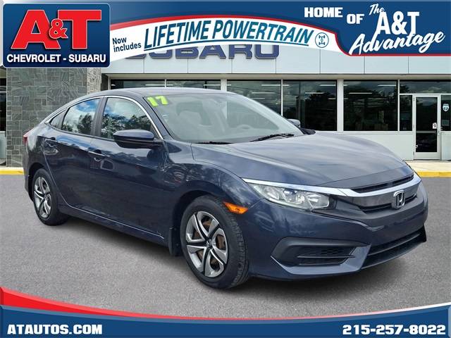 2017 Honda Civic LX — Sedan — 80,591 mi — Sellersville, PA