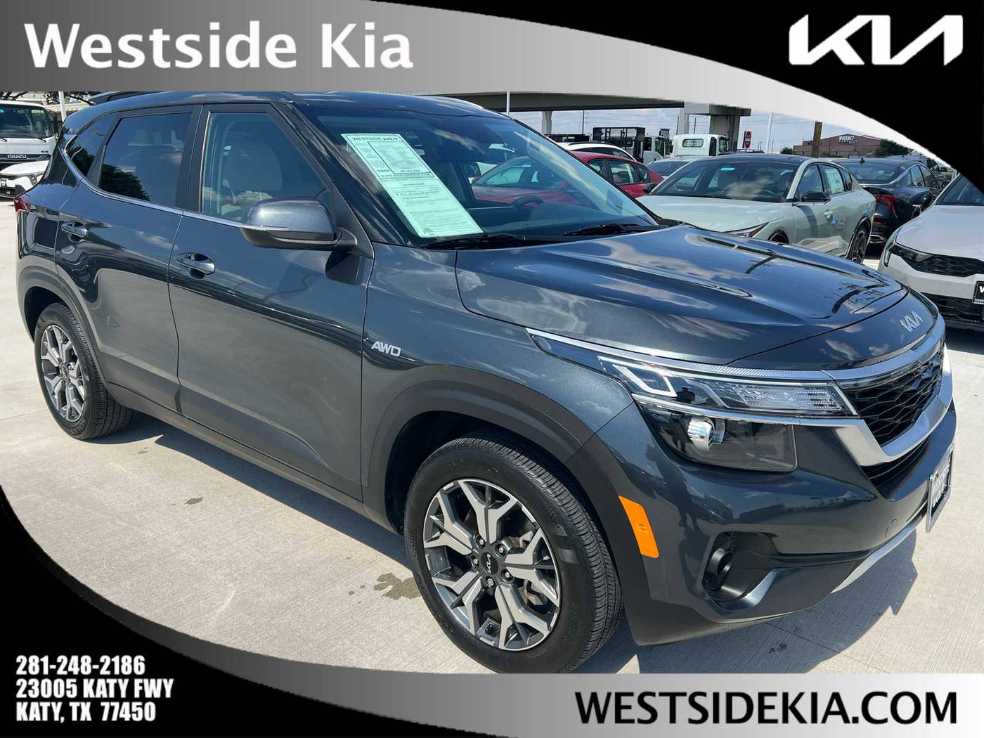 2023 Kia Seltos EX — SUV — 15,638 mi — KATY, TX