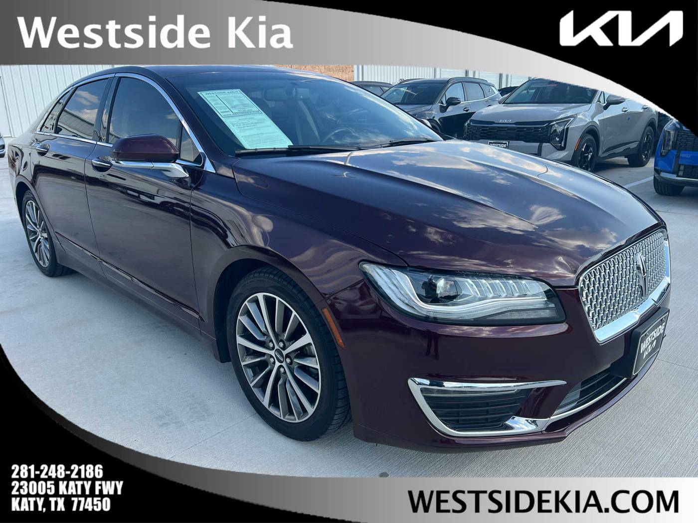 2018 Lincoln MKZ Select — Sedan — 39,760 mi — KATY, TX