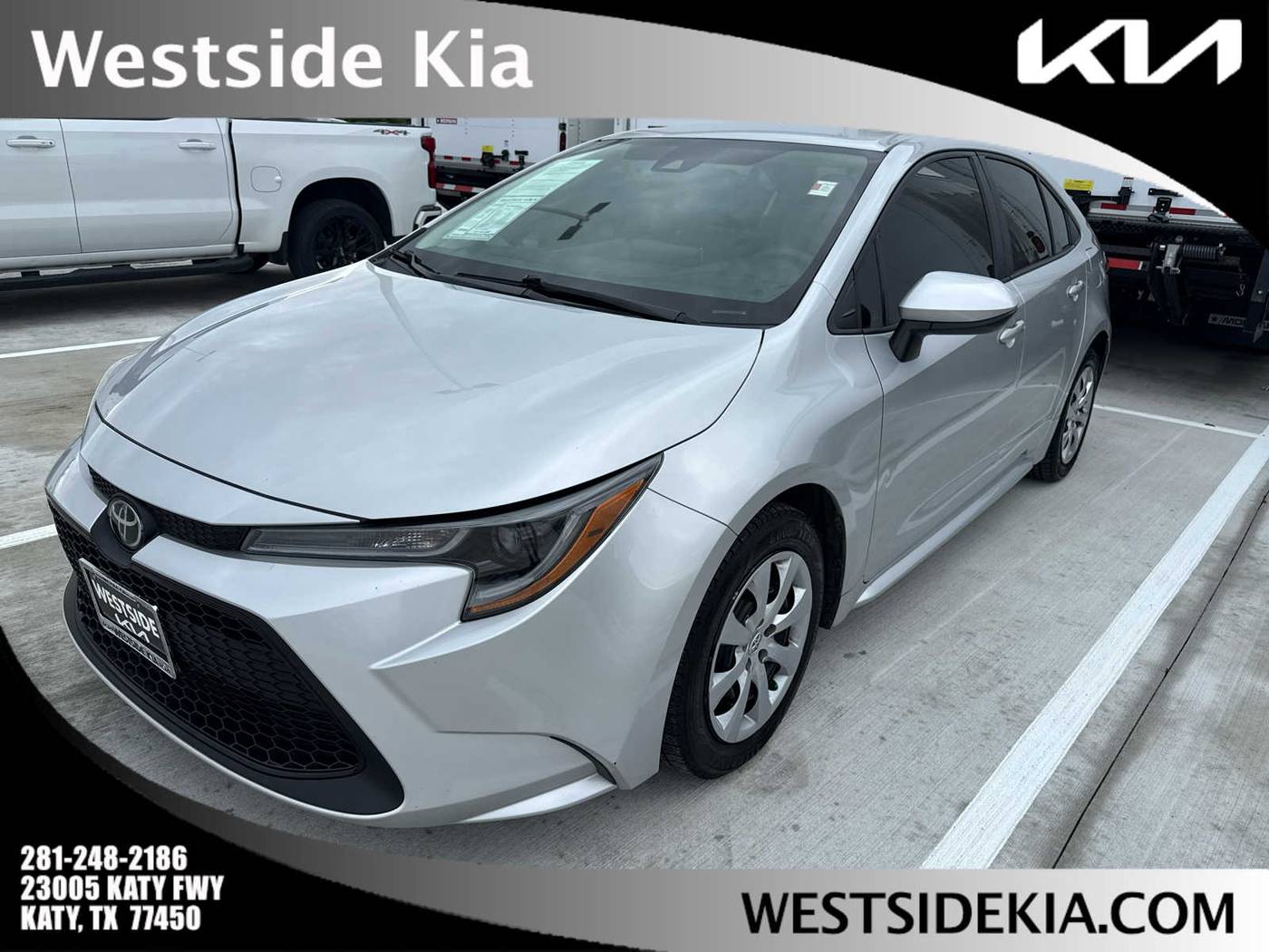 2021 Toyota Corolla LE — Sedan — 72,911 mi — KATY, TX