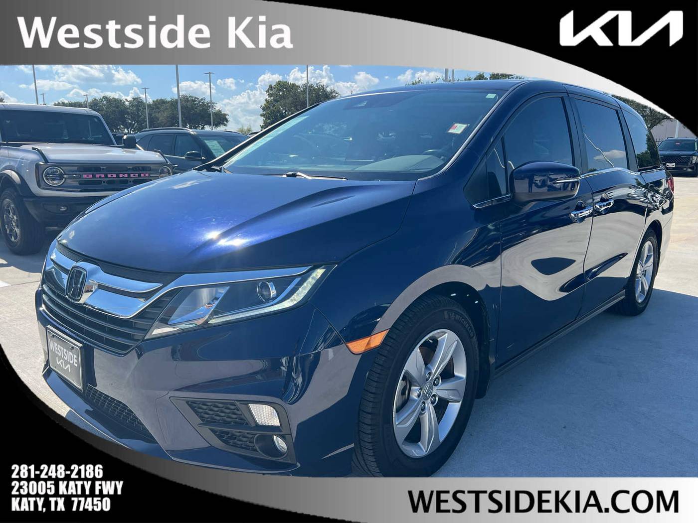 2019 Honda Odyssey EX-L — Minivan — 66,787 mi — KATY, TX