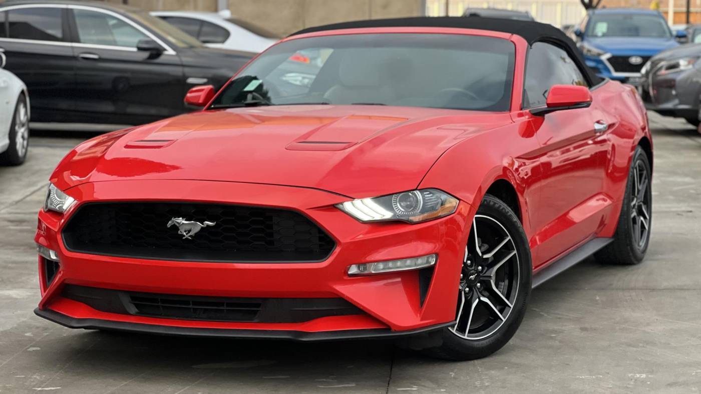 2018 Ford Mustang EcoBoost — Convertible — 83,454 mi — Pasadena, CA