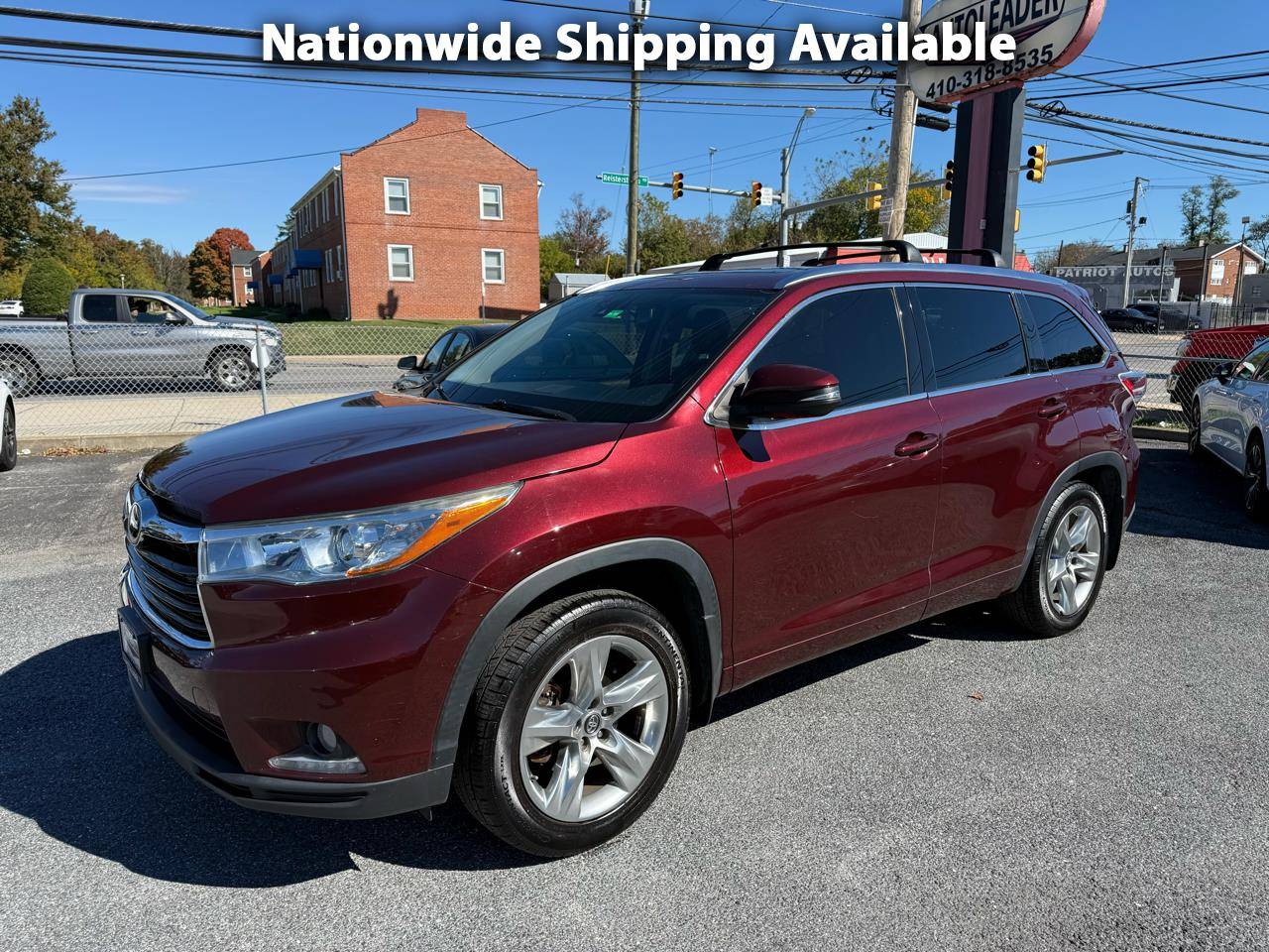 2016 Toyota Highlander Limited Platinum — SUV — 104,515 mi — Baltimore, MD