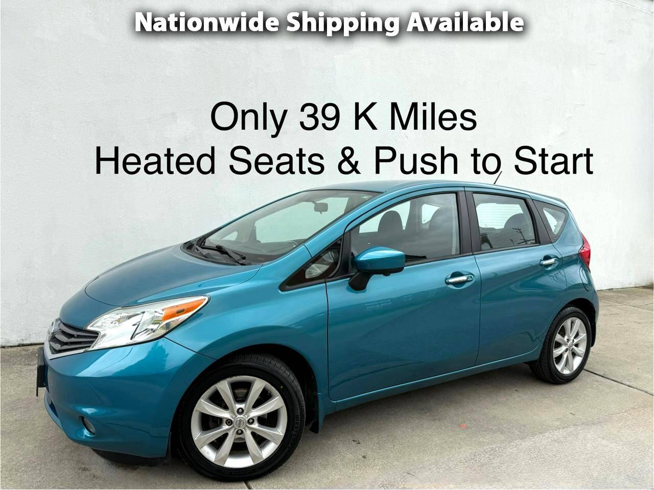 2016 Nissan Versa 1.6 S Plus — Hatchback — 39,215 mi — Baltimore, MD