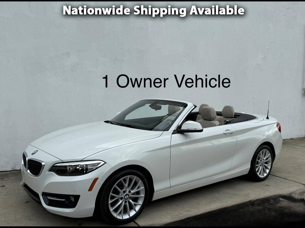 2016 BMW 2 Series 228i — Convertible — 69,740 mi — Baltimore, MD