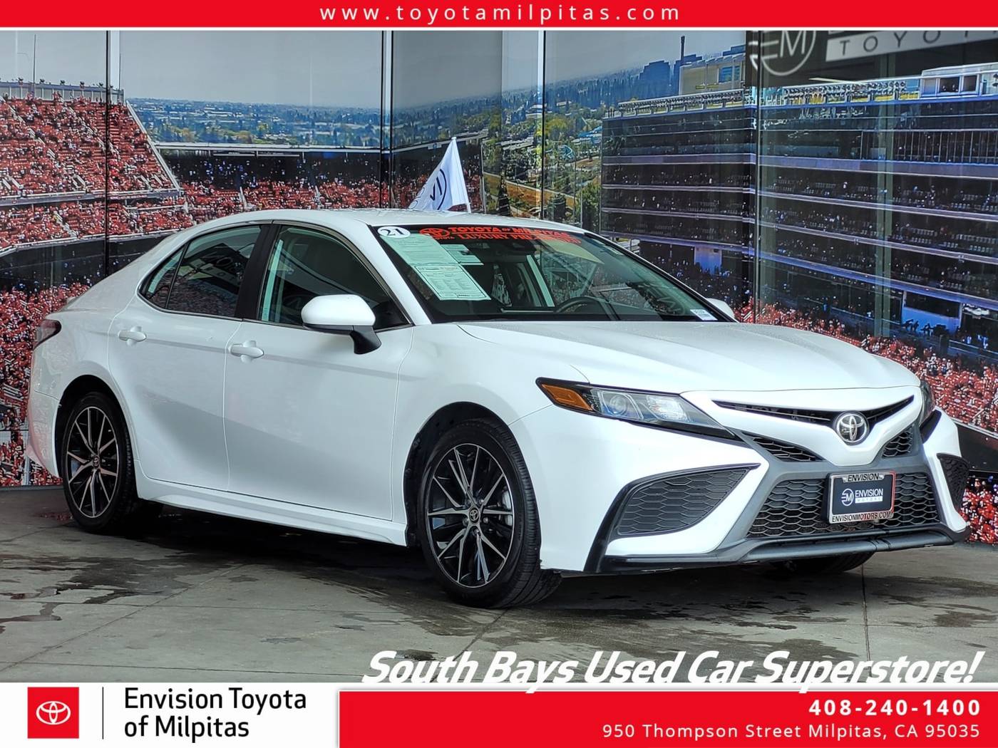 2021 Toyota Camry SE — Sedan — 65,998 mi — Milpitas, CA