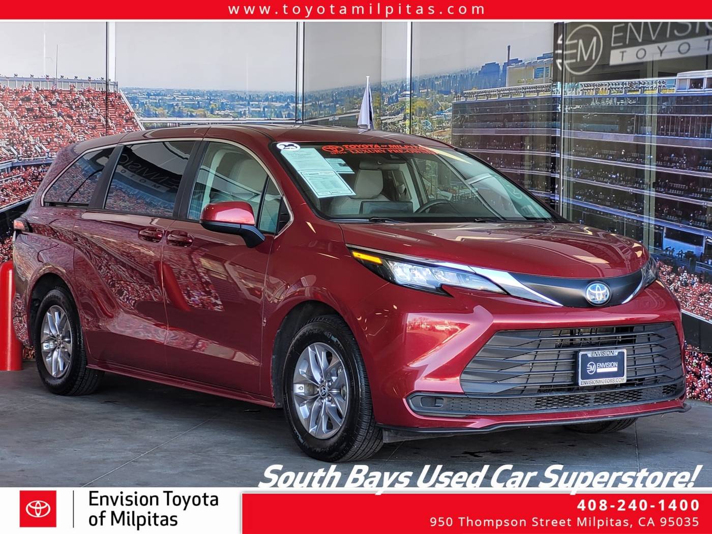 2023 Toyota Sienna LE — Minivan — 89,565 mi — Milpitas, CA