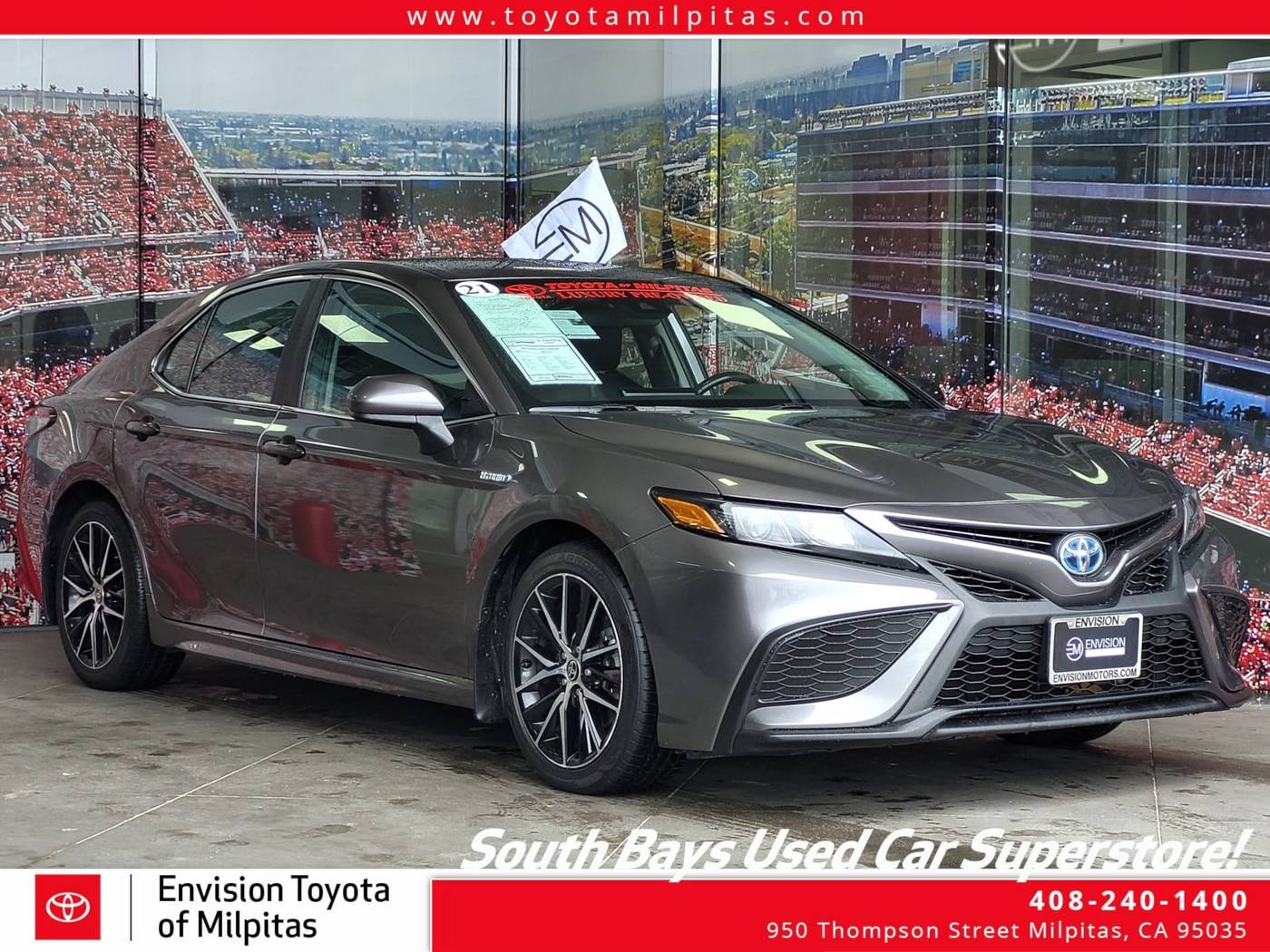 2021 Toyota Camry Hybrid SE — Sedan — 47,612 mi — Milpitas, CA