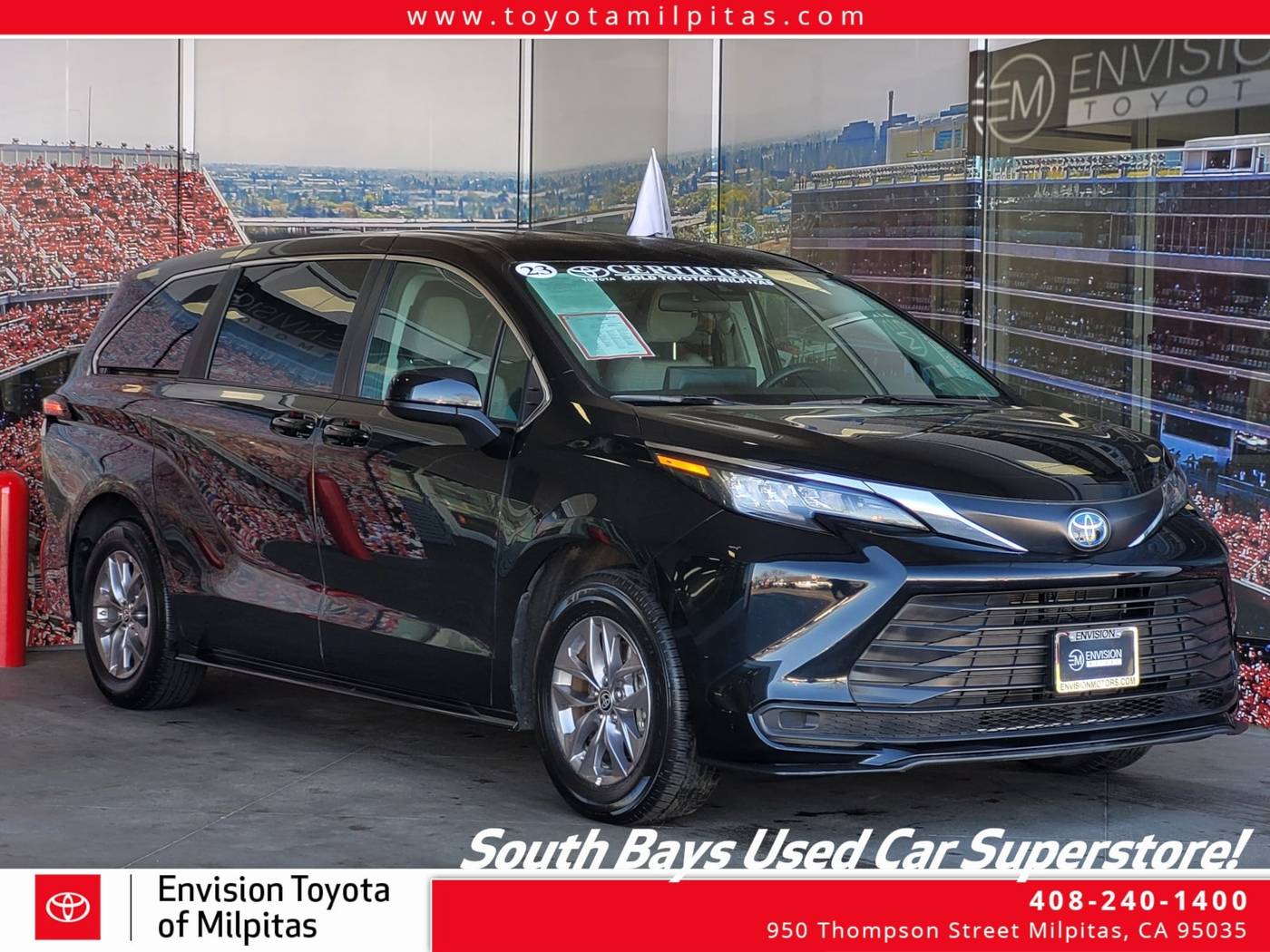 2023 Toyota Sienna LE — Minivan — 25,519 mi — Milpitas, CA