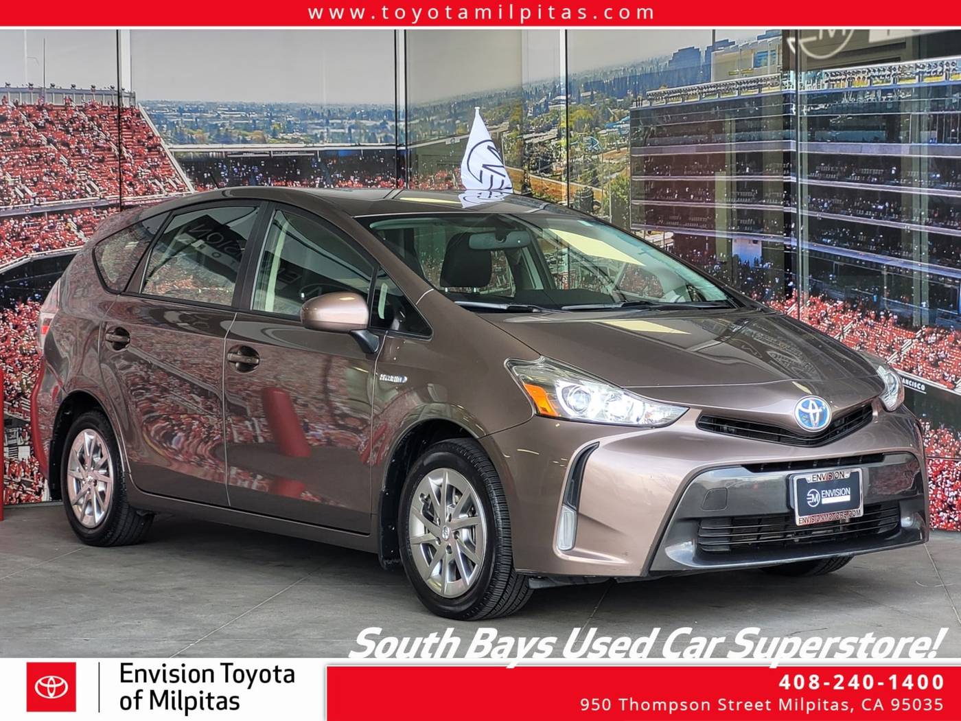 2017 Toyota Prius v Three — Wagon — 78,068 mi — Milpitas, CA