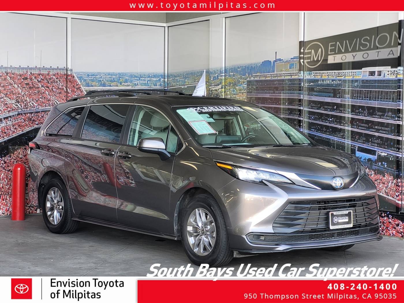 2022 Toyota Sienna LE — Minivan — 43,327 mi — Milpitas, CA